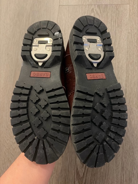 Vintage Alfred c Women's Red Fur and pony hair Lace-Up Booties size 9 women - Picture 6 of 6